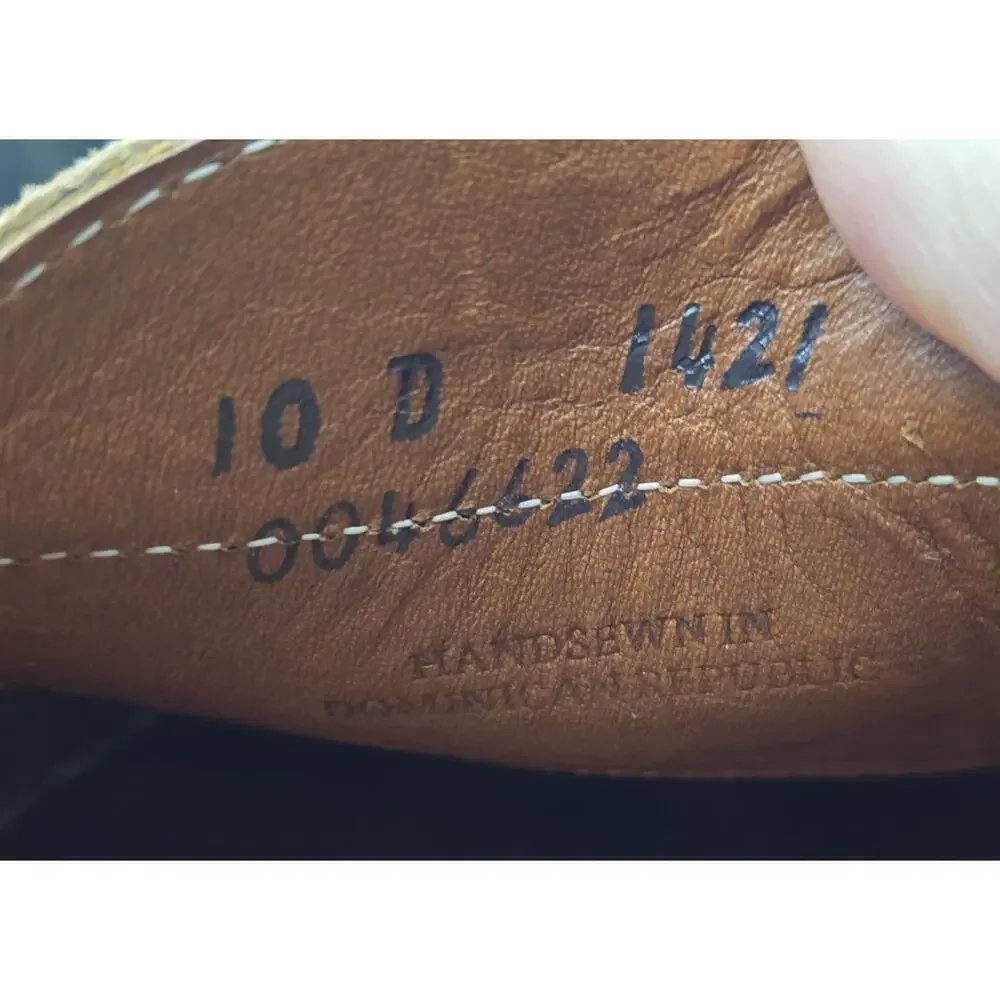Allen Edmonds Sequoia Loafers Mens Size 10 D Brown Nubuck Leather Shoes Moccasin